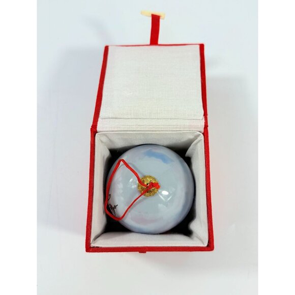 Glass Hand Painted ornament | Race Point MA Lighthouse Glass handpainted w Box - Picture 9 of 12